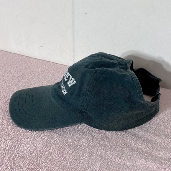 5/$25 Washed Black Mikisew Cree First Nations Ponytail Hat - Picture 3 of 10